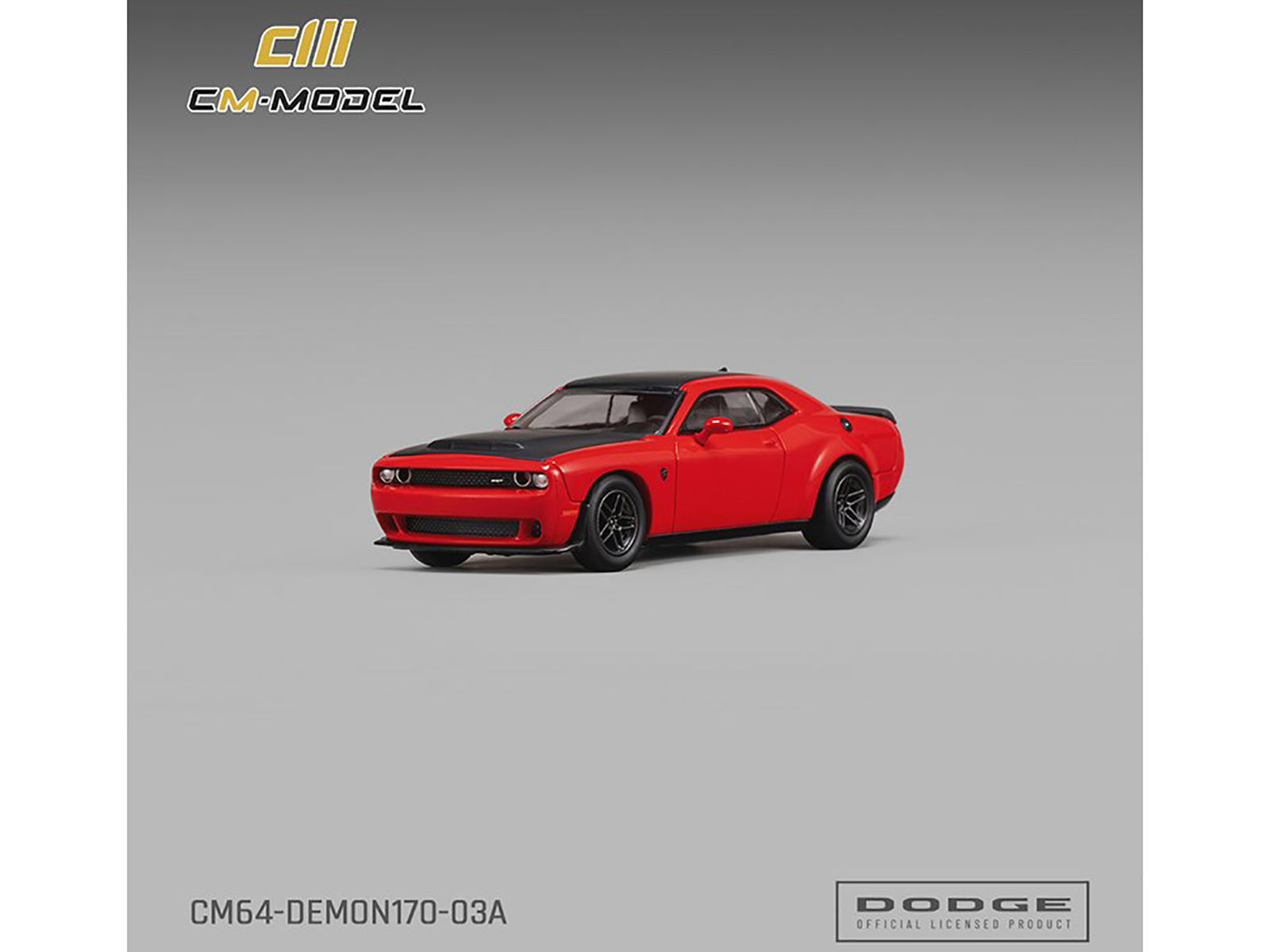 Dodge Demon 170 TorRed Limited Edition 1/64 Diecast Model Car by