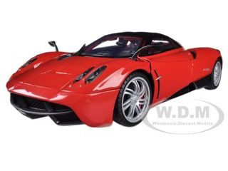Pagani Huayra Red 1/18 Diecast Car Model by Motormax