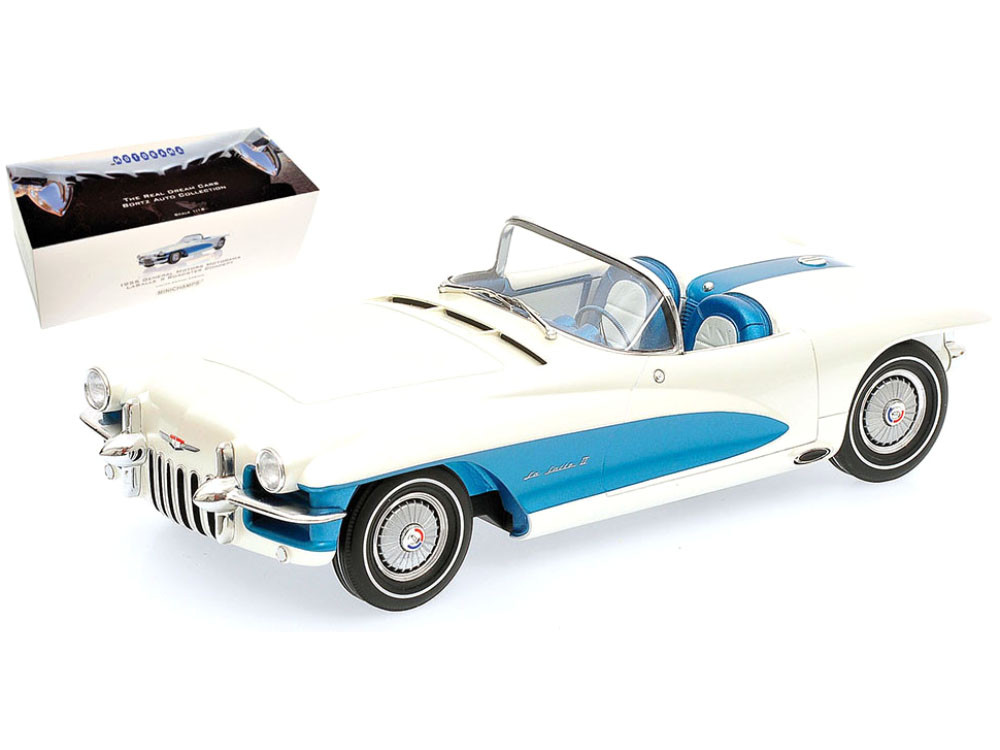 1955 LaSalle II Roadster Concept Convertible and Limited Edition to 999 pieces Worldwide White 1:18 model Minichamps