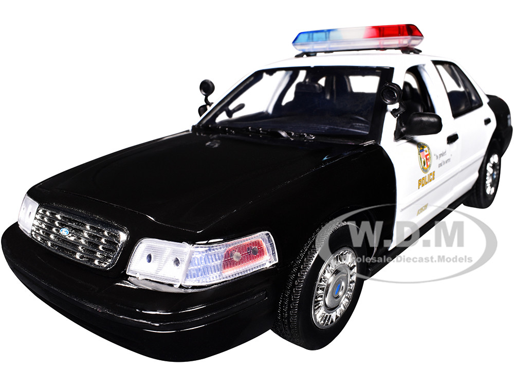 2001 Ford Crown Victoria Los Angeles Police Department LAPD Car 1/18 Diecast Car Model by Motormax
