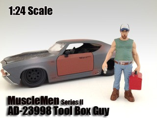 Musclemen "Tool Box Guy" Figure For 1:24 Scale Models by American Diorama