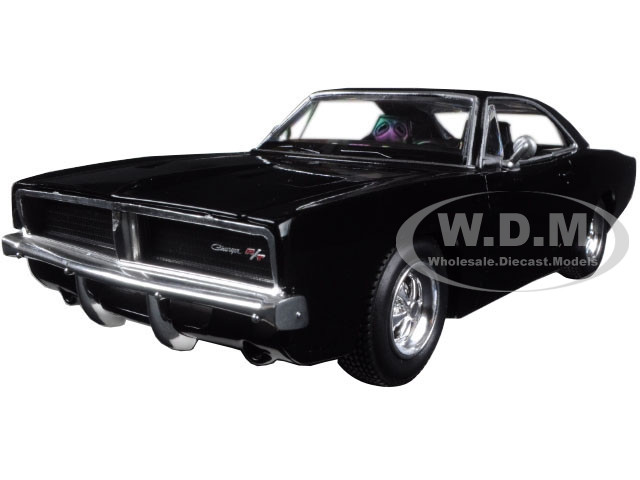 New Ray 1:24 1969 Dodge Charger R/T Black "Muscle Car Collection" 1/25 Diecast Model Car by New Ray