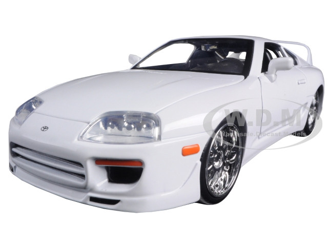 Jada 1:24 Brian's Toyota Supra White "Fast & Furious" Movie 1/24 Diecast Model Car by Jada