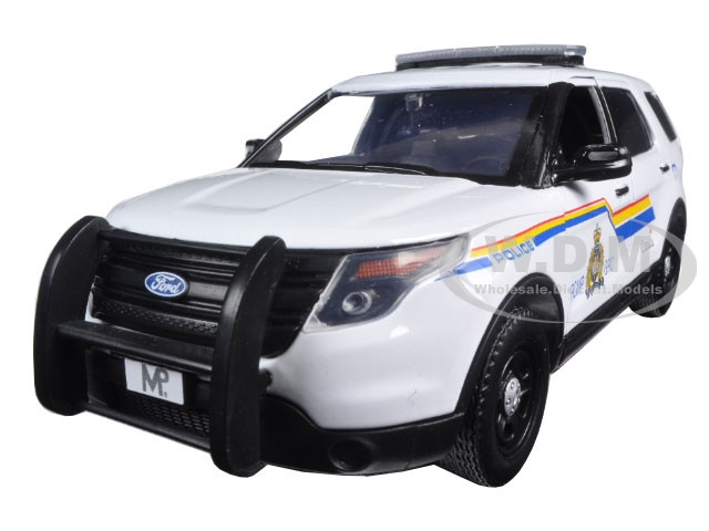 2015 Ford Police Interceptor Utility with Light Bar RCMP Royal Canadian Mounted Police White 124 Diecast Model Car by Motormax 2015 Ford Police Interceptor Utility with Light Bar RCMP Royal Canadian Mounted Police White 124 Diecast Model Car by Motormax