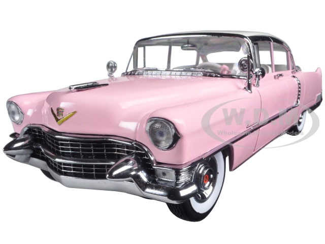 1955 Pink Cadillac Fleetwood Series 60 Special Elvis Presley 1/18