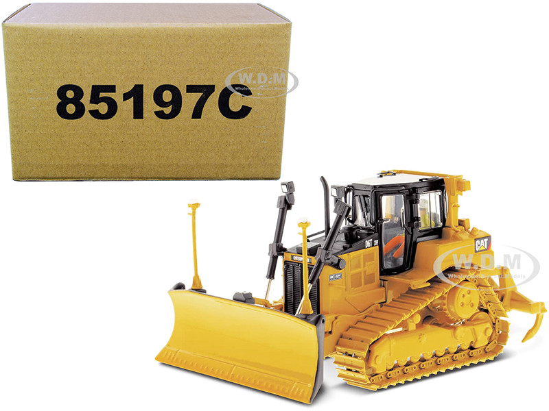 CAT Caterpillar D6T XW VPAT Track Type Tractor with AccuGrade GPS Technology and Operator "Core Classics" Series 1/50 Diecast Model by Diecast Masters