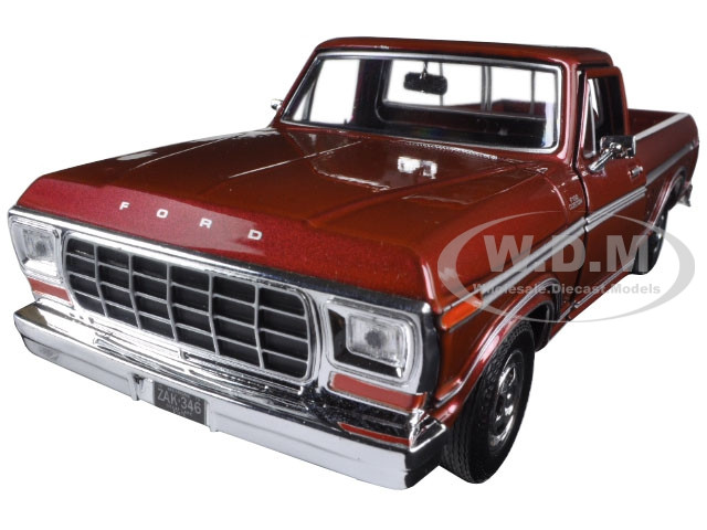 1979 Ford F-150 Pickup Truck Brown 1/24 Diecast Model Car Motormax