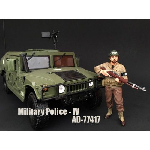 WWII Military Police Figure IV For 1:18 Scale Models by American Diorama