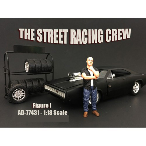 The Street Racing Crew Figure I For 1:18 Scale Models by American Diorama