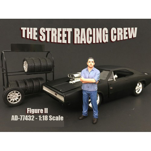 American Diorama 1:18 The Street Racing Crew Figure II For 1:18 Scale Models by American Diorama