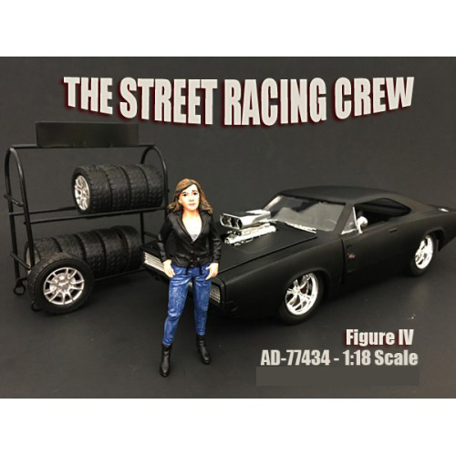The Street Racing Crew Figure IV For 1:18 Scale Models by American Diorama