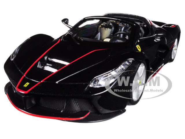 Ferrari LaFerrari F70 Aperta Black 1/24 Diecast Model Car Bburago