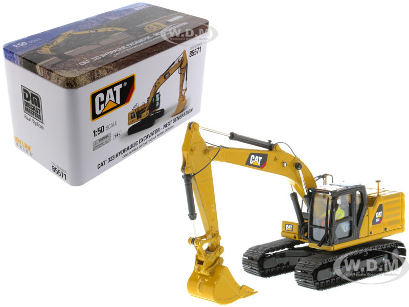 ☆新品☆CAT 323 Hydraulic Excavator 1:50 模型 CAT Caterpillar 323 Hydraulic Excavator Operator Next Generation