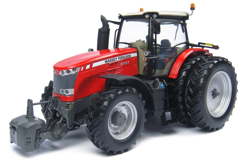 Massey Ferguson 8737 Dual Wheels Tractor 1/32 Diecast Model