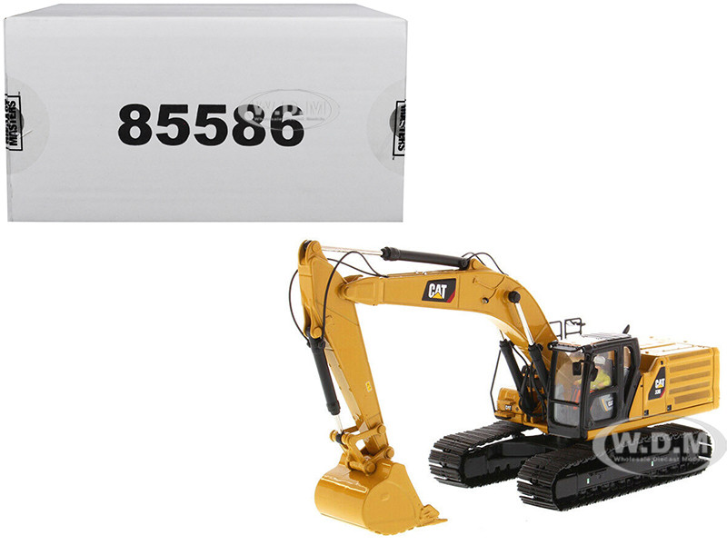 CAT Caterpillar 336 Next Generation Hydraulic Excavator and Operator "High Line" Series 1/50 Diecast Model by Diecast Masters