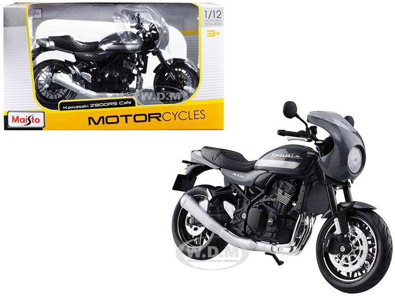 Maisto 1:12 Kawasaki Z900RS Cafe Gray 1/12 Diecast Motorcycle Model by Maisto