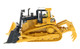 CAT Caterpillar D9T Track Type Tractor with Operator High Line Series 1/87 HO Diecast Model Diecast Masters 85209