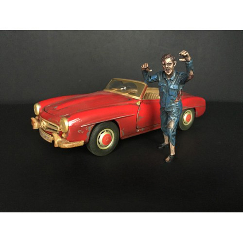 American Diorama 1:24 Zombie Mechanic Figurine II for 1/24 Scale Models by American Diorama