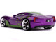 2009 Chevrolet Corvette Stingray Joker Diecast Figure DC Comics Series 1/24 Diecast Model Car Jada 31199