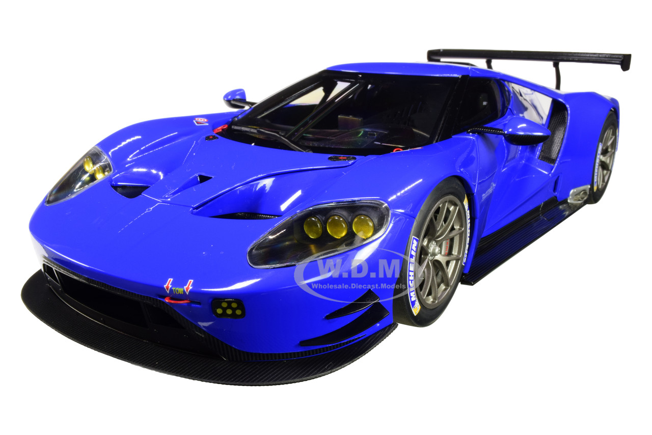 Ford GT Le Mans Plain Color Version Blue 1:18 diecast model Autoart