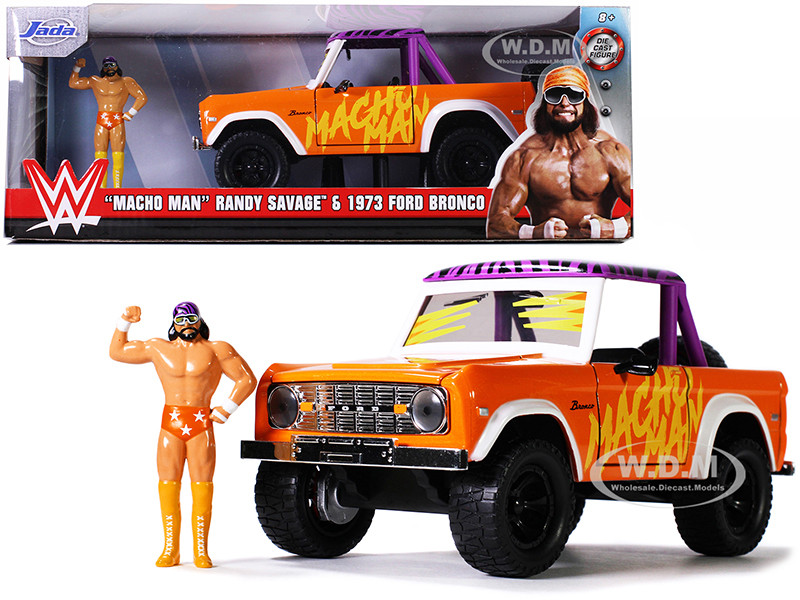 マテル　サンドマン　アメリカンバギー仕様　未開封品　ECW　WWF　FMW　他 1973 Ford Bronco Pickup Truck Macho Man Randy Savage Diecast
