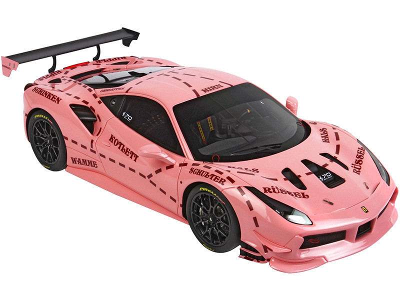 Ferrari 488 Challenge Rolex 24 Hours of Daytona 2018 with DISPLAY CASE Limited Edition to 108 pieces Worldwide 118 Model Car by BBR