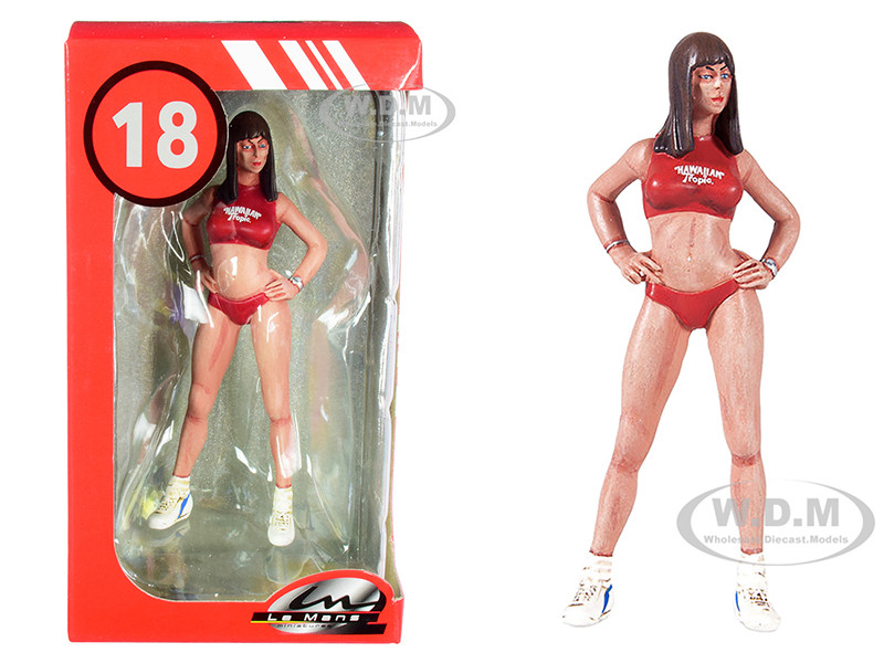 2000's Dorothy "Miss Hawaiian Tropic" Figurine for 1/18 Scale Models by Le Mans Miniatures