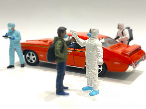 American Diorama 1:18 Hazmat Crew Figurine VI for 1/18 Scale Models by American Diorama