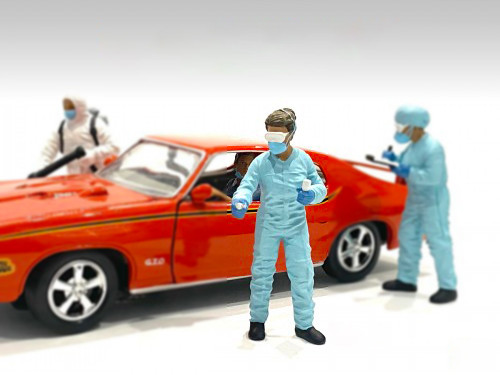 American Diorama 1:24 Hazmat Crew Figurine II for 1/24 Scale Models by American Diorama