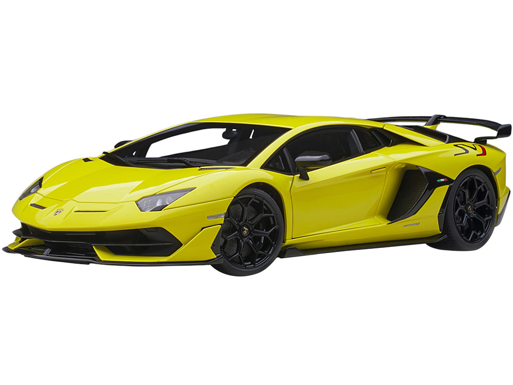 AUTOart 1:18 Lamborghini Aventador SVJ Giallo Tenerife / Pearl Yellow 1/18 Model Car by Autoart