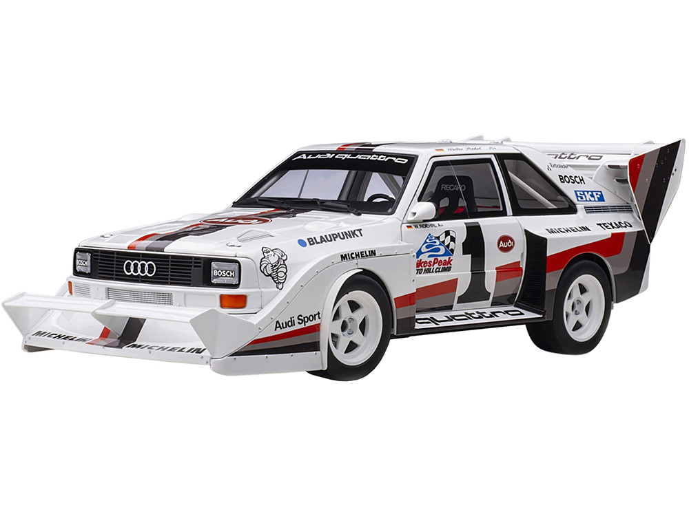 1987 Audi Quattro S1 #1 Walter Roehrl Winner Pikes Peak ( ) 1:18 model Autoart