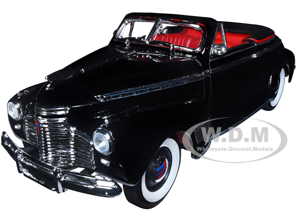 1941 Chevrolet Special Deluxe Convertible Interior "NEX Models" Black 1:24 model Welly