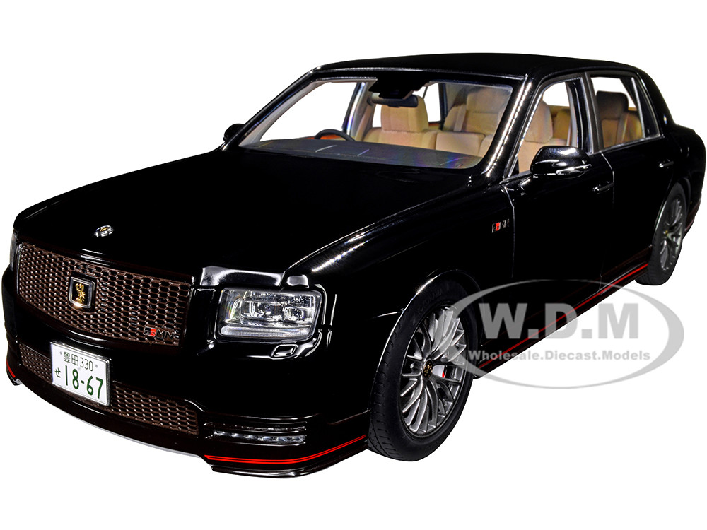 Toyota Century GRMN RHD (Right Hand Drive) Black 1:18 diecast model Autoart