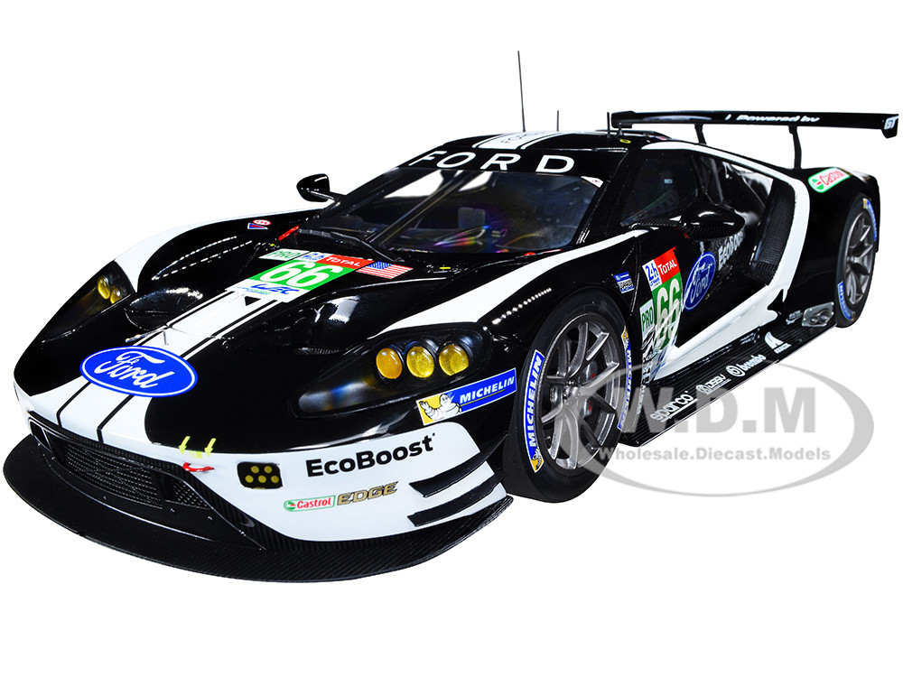Ford GT #66 Stefan Mucke - Olivier Pla - Billy Johnson 24H of Le Mans (2019) 1/18 Model Car by Autoart