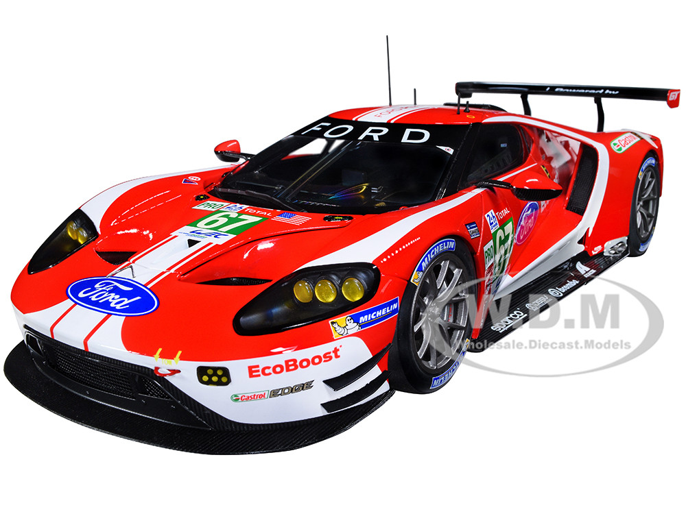 Ford GT #67 Harry Tincknell - Andy Priaulx - Jonathan Bomarito 24H of Le Mans (2019) 1/18 Model Car by Autoart