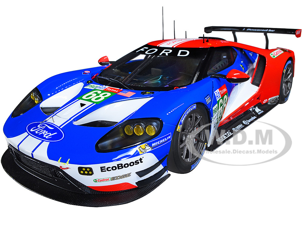 Ford GT #68 Sebastien Bourdais - Joey Hand - Dirk Muller 24H of Le Mans (2019) 1/18 Model Car by Autoart