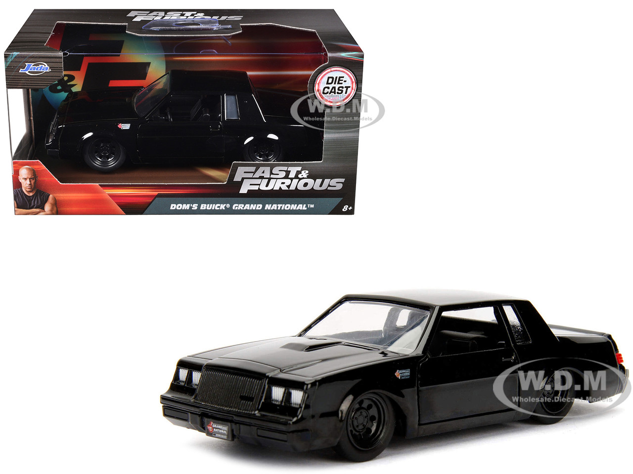 Dom's Buick Grand National Black "Fast & Furious" Movie 1/32 Diecast Model Car by Jada