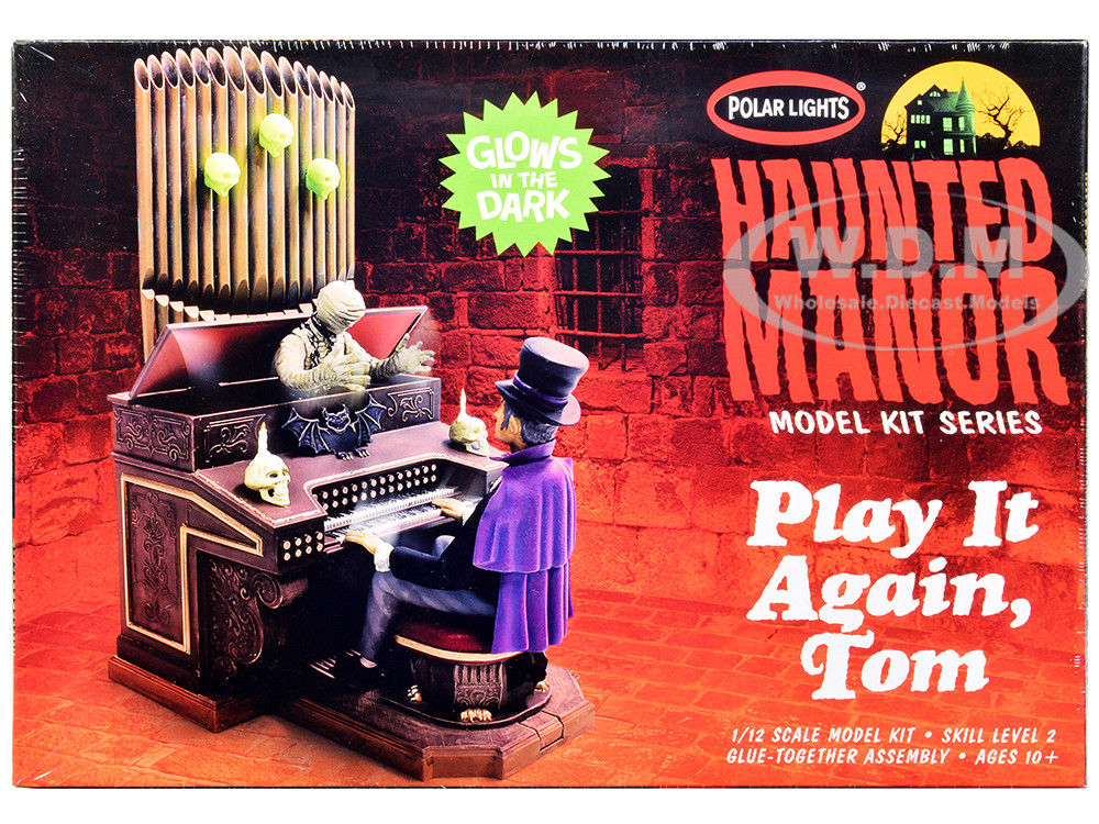 Skill 2 Model Kit Haunted Manor Play It Again Tom Diorama Set 1/12 Scale Model …