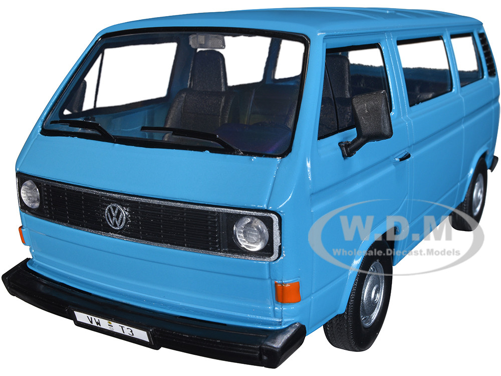 Volkswagen Type 2 (T3) Van Blue Timeless Legends Series 1/24 Diecast Model Car …