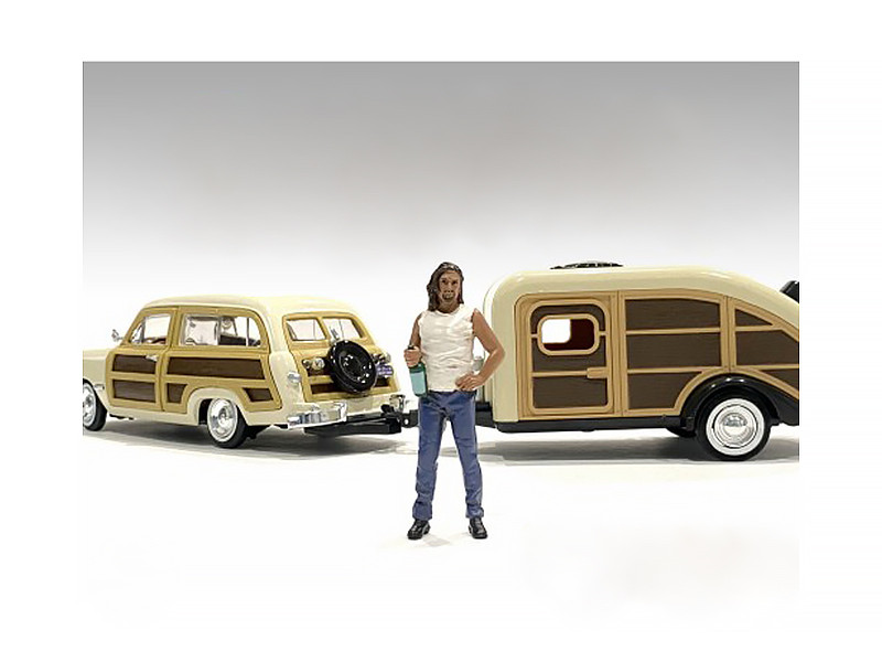 American Diorama 1:24 "Campers" Figure 3 for 1/24 Scale Models by American Diorama