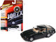 1984 Nissan 300ZX Dark Green Black Stripes Classic Gold Collection Series Limited Edition 12480 pieces Worldwide 1/64 Diecast Model Car Johnny Lightning JLCG029-JLSP243B