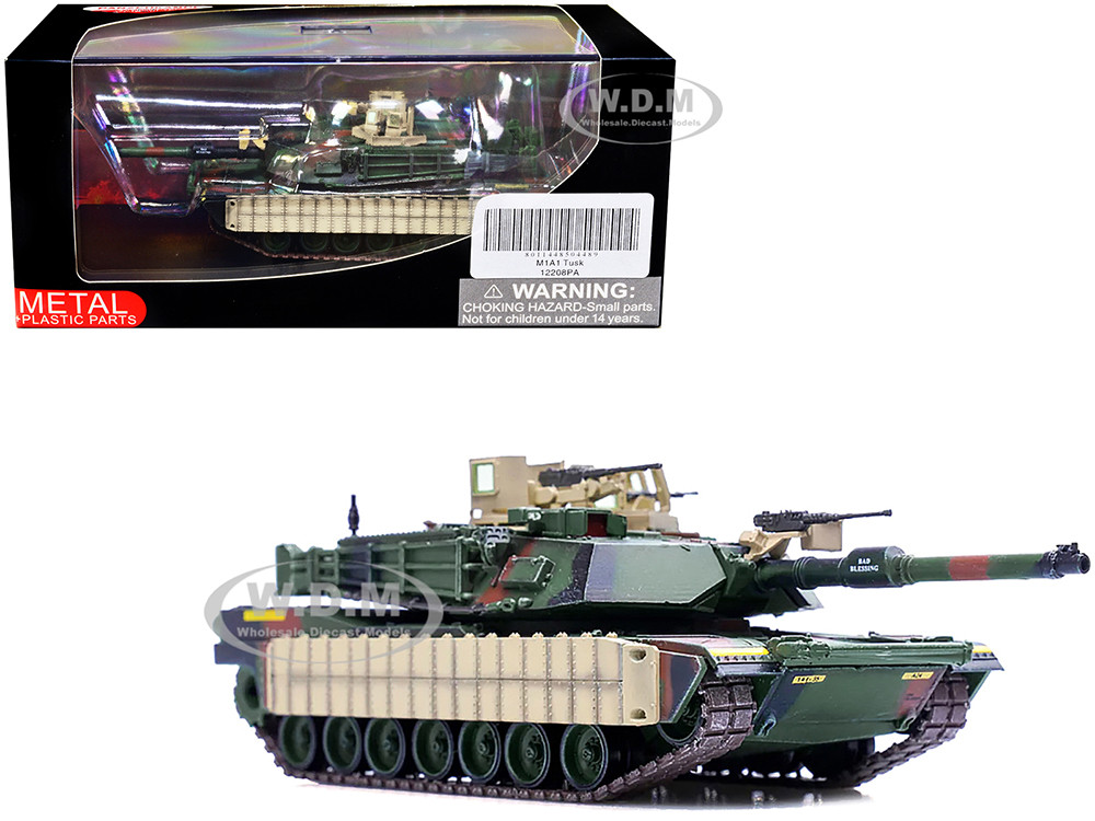 M1A1 TUSK Main Battle Tank "U.S.A. 1st Battalion, 35th Armor Regiment" 1/72 Diecast Model by Panzerkampf