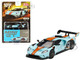 Ford GT MK II #002 #15 Light Blue Orange Stripes Limited Edition 6000 pieces Worldwide 1/64 Diecast Model Car Mini GT MGT00359