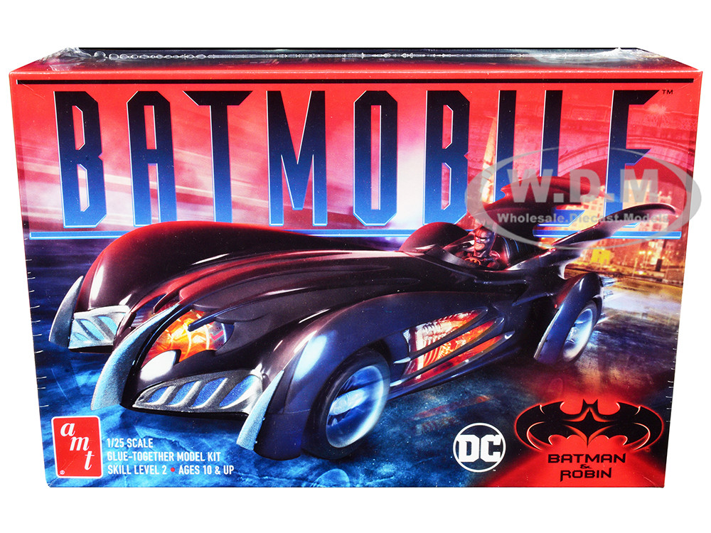 AMT 1:24 Skill 2 Model Kit Batmobile "Batman & Robin" (1997) Movie 1/25 Scale Model by AMT