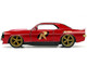 1969 Chevrolet Camaro Dark Red Metallic Black Top Robin Diecast Figure Batman Hollywood Rides Series 1/32 Diecast Model Car Jada 33088