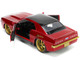 1969 Chevrolet Camaro Dark Red Metallic Black Top Robin Diecast Figure Batman Hollywood Rides Series 1/32 Diecast Model Car Jada 33088