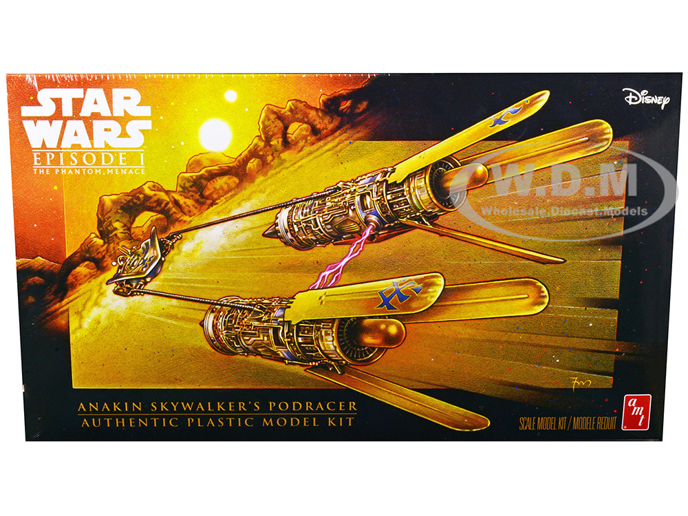 Skill 2 Model Kit Anakin Skywalker's Podracer "Star Wars Episode I: The Phantom Menace" 1/32 Scale Model by AMT