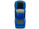 2006 Ford Mustang GT Blue Metallic Matt Black Hood Stripes Bigtime Muscle Series 1/24 Diecast Model Car Jada 34195