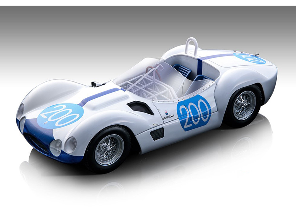 1960 Maserati Birdcage Tipo 61 #200 Umberto Maglioli - Nino Vaccarella Targa Florio ( ) Limited Edition to 80 pieces Worldwide 1:18 model Tecnomodel