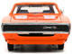 1968 Dodge Charger R/T SRT Orange with White Stripes and Graphics Bigtime Muscle Series 1/24 Diecast Model Car Jada 34197